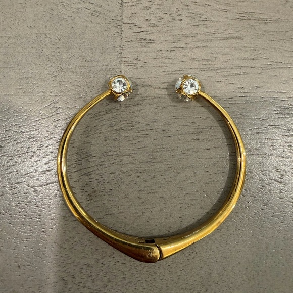 Kate Spade Gold Bracelet with Crystal Ends - Picture 2 of 4